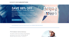 Desktop Screenshot of modestobeesubscription.com
